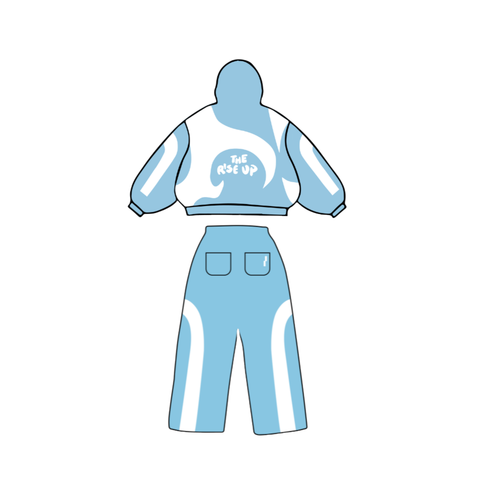 TRIAL & ERROR BABY BLUE TRACKSUIT